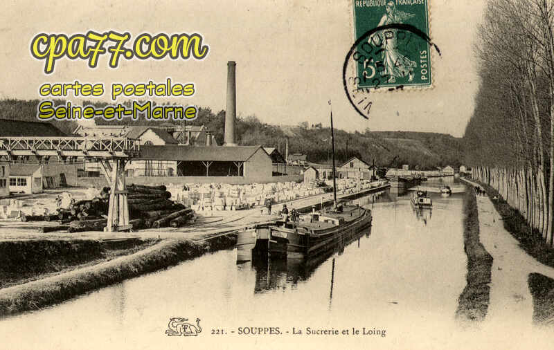 Souppes Sur Loing (Seine-et-Marne) - Le Canal et la Sucrerie