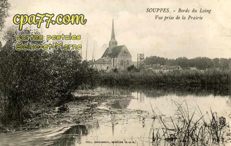Souppes Sur Loing (Seine-et-Marne) - Bords du Loing – Vue prise de la Prairie