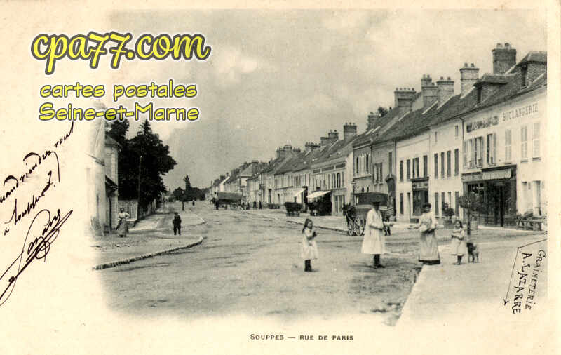 Souppes Sur Loing (Seine-et-Marne) - Rue de Paris