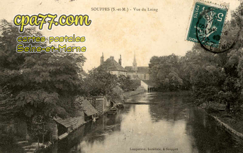 Souppes Sur Loing (Seine-et-Marne) - Vue sur le Loing