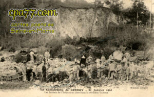 Souppes Sur Loing (Seine-et-Marne) - La Catastrophe de Lorroy – 21 Janvier 1910