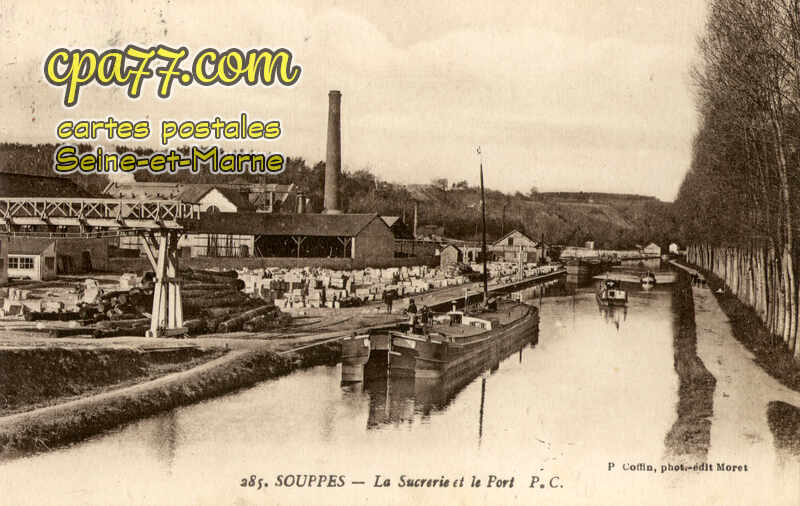 Souppes Sur Loing (Seine-et-Marne) - La Sucrerie et le Port