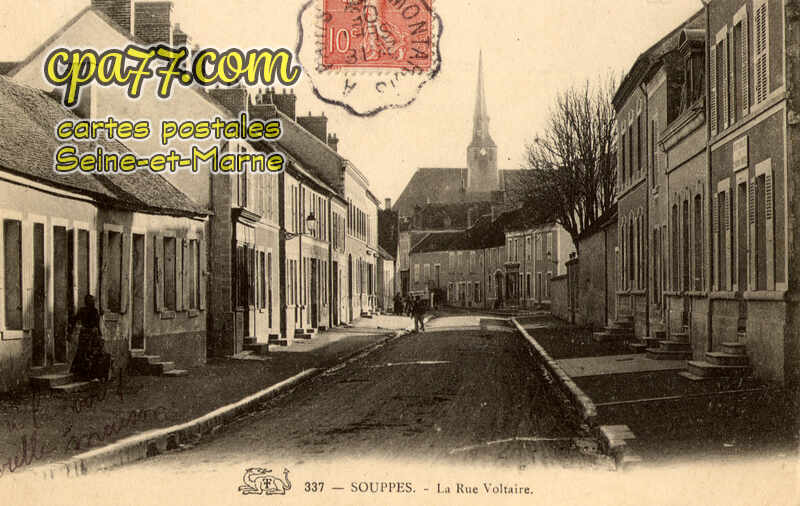 Souppes Sur Loing (Seine-et-Marne) - La Rue Voltaire