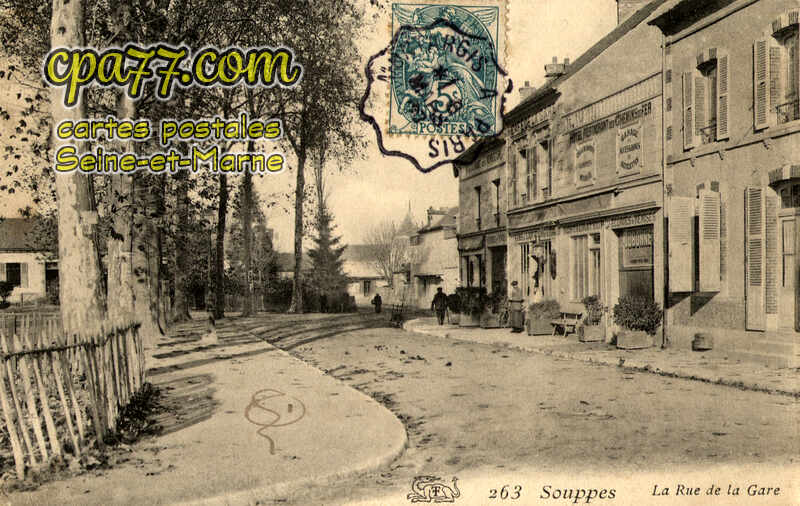Souppes Sur Loing (Seine-et-Marne) - La Rue de la Gare