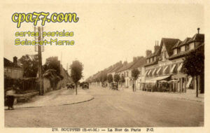 Souppes Sur Loing (Seine-et-Marne) - La Rue de Paris