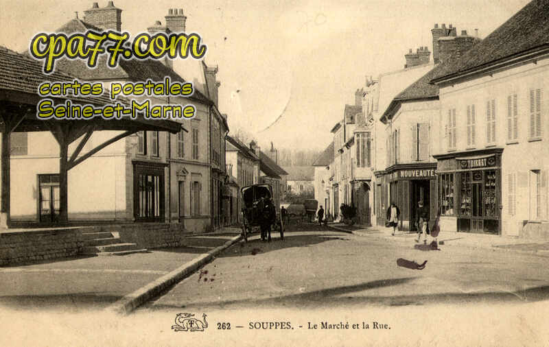 Souppes Sur Loing (Seine-et-Marne) - Le Marché et la Rue