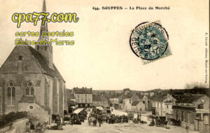 Souppes Sur Loing (Seine-et-Marne) - La Place du Marché