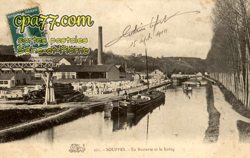 Souppes Sur Loing (Seine-et-Marne) - La Sucrerie et le Loing