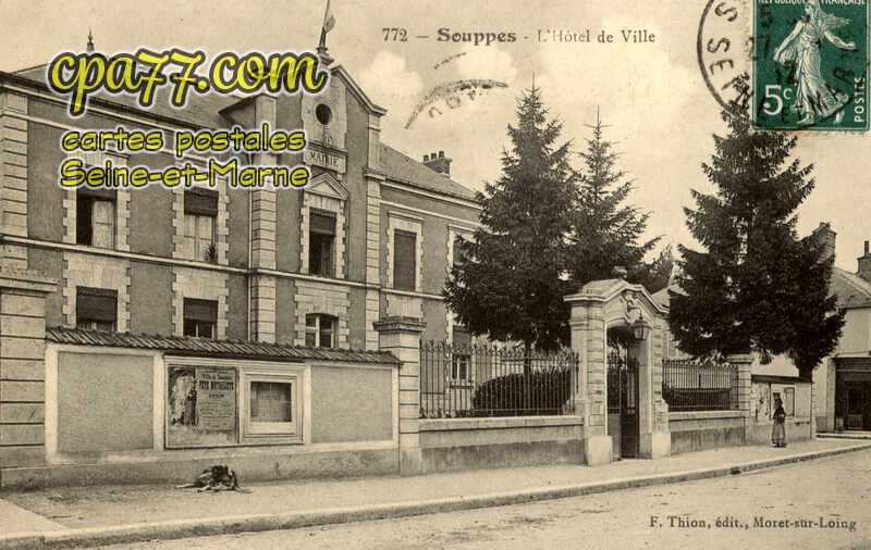Souppes Sur Loing (Seine-et-Marne) - L&rsquo;Hôtel-de-Ville