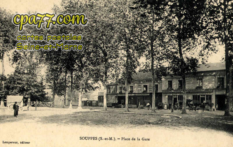 Souppes Sur Loing (Seine-et-Marne) - Place de la Gare