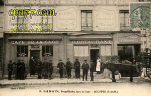 Souppes Sur Loing (Seine-et-Marne) - R. Samain, Propriétaire, face la Gare