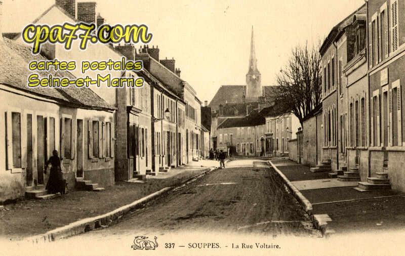 Souppes Sur Loing (Seine-et-Marne) - La Rue Voltaire