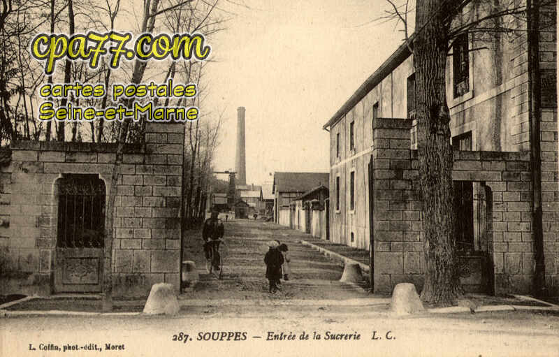 Souppes Sur Loing (Seine-et-Marne) - Entrée de la Sucrerie