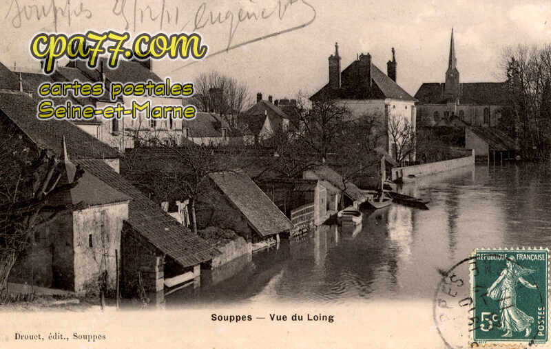 Souppes Sur Loing (Seine-et-Marne) - Vue du Loing