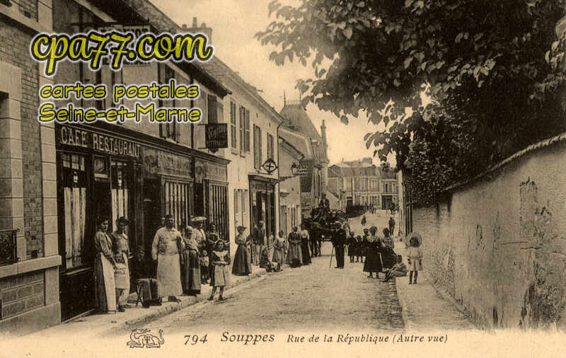 Souppes Sur Loing (Seine-et-Marne) - Rue de la République (Autre Vue)