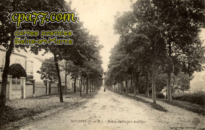 Souppes Sur Loing (Seine-et-Marne) - Route de Paris à Antibes