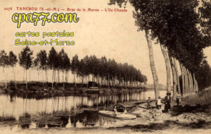Tancrou (Seine-et-Marne) - Bras de la Marne – L&rsquo;Ile Chaude