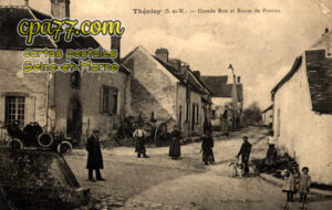 Thénisy (Seine-et-Marne) - Grande Rue et Route de Provins
