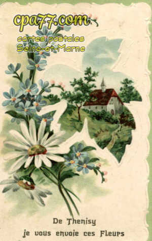 Thénisy (Seine-et-Marne) - De Thenesy je vous envoie ces fleurs