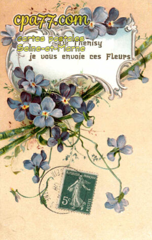 Thénisy (Seine-et-Marne) - De Thenesy je vous envoie ces fleurs