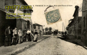 Thieux (Seine-et-Marne) - Rue des Trois Villes