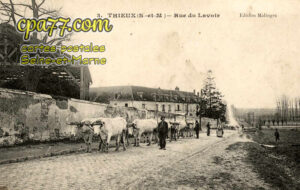 Thieux (Seine-et-Marne) - Rue du Lavoir