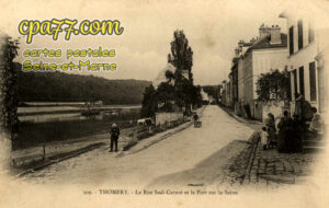 Thomery (Seine-et-Marne) - La Rue Sadi-Carnot
