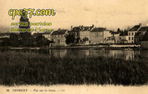 Thomery (Seine-et-Marne) - Vue sur la Seine