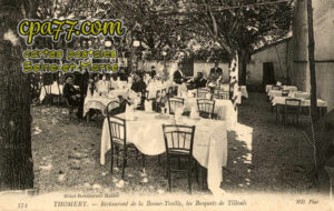 Thomery (Seine-et-Marne) - Restaurant de la Bonne-Treille,les Bosquets de Tilleuls