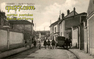 Thomery (Seine-et-Marne) - Rue de la République