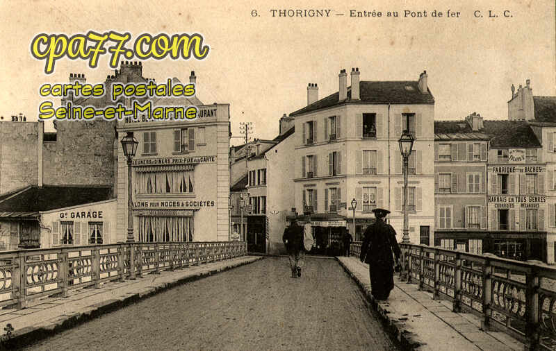 Thorigny Sur Marne (Seine-et-Marne) - Entrée au Pont de fer (en l&rsquo;état)