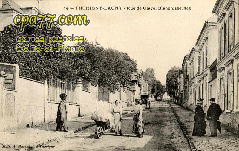Thorigny Sur Marne (Seine-et-Marne) - Rue de Claye, Blanchisseuses