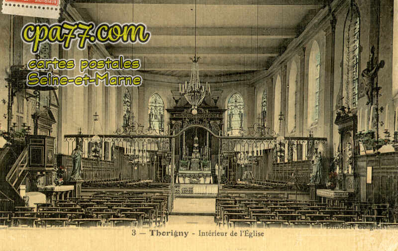 Thorigny Sur Marne (Seine-et-Marne) - Intérieur de l&rsquo;Eglise