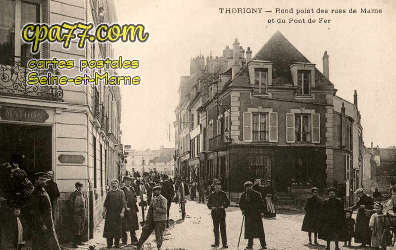 Thorigny Sur Marne (Seine-et-Marne) - Rond point des rues de Marne et du Pont de Fer