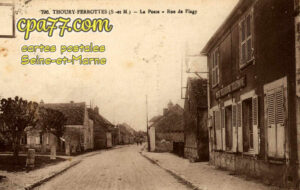 Thoury Férottes (Seine-et-Marne) - La Poste – Rue de Flagy