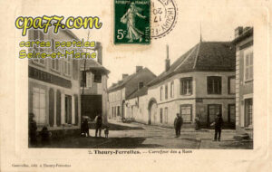 Thoury Férottes (Seine-et-Marne) - Carrefour des 4 rues