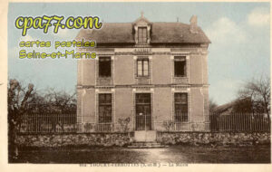 Thoury Férottes (Seine-et-Marne) - La Mairie