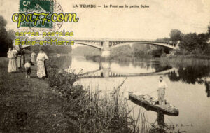 La Tombe (Seine-et-Marne) - Le Pont sur la petite Seine