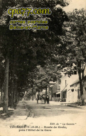 Tournan En Brie (Seine-et-Marne) - route de gretz, près l&rsquo;Hôtel de la Gare