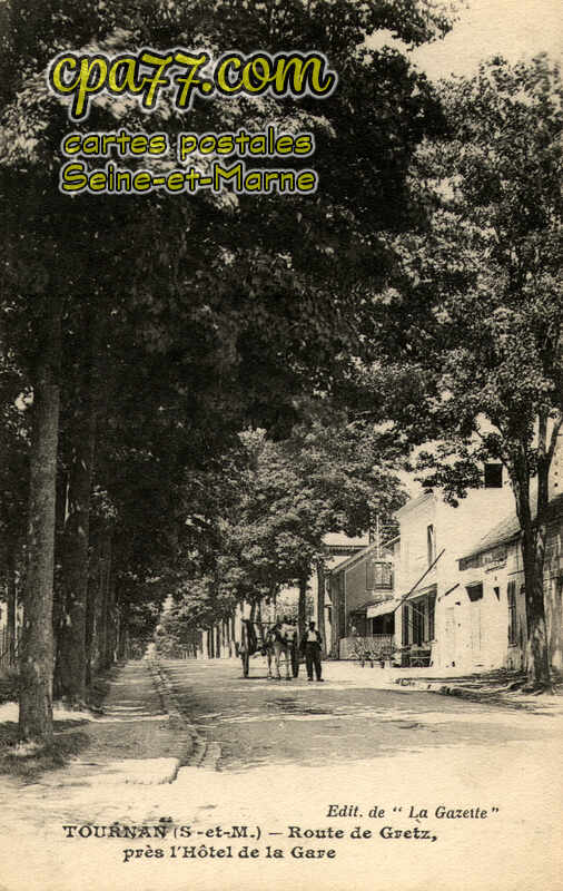 Tournan En Brie (Seine-et-Marne) - route de gretz, près l&rsquo;Hôtel de la Gare