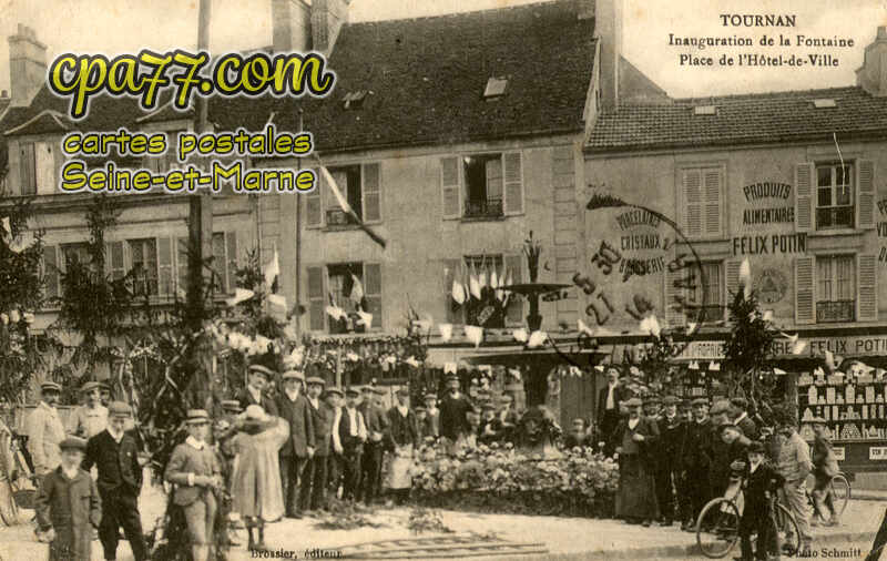 Tournan En Brie (Seine-et-Marne) - Inauguration de la Fontaine – Place de l&rsquo;Hôtel de Ville