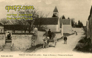 Treuzy Levelay (Seine-et-Marne) - Route de Nemours à Villeneuve-La-Guyard