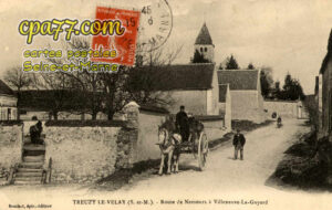 Treuzy Levelay (Seine-et-Marne) - Route de Nemours à Villeneuve-La-Guyard