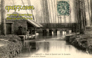 Treuzy Levelay (Seine-et-Marne) - Pont et Lavoir sur le Lunain