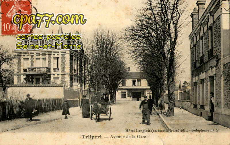 Trilport (Seine-et-Marne) - Avenue de la Gare (en l&rsquo;état)