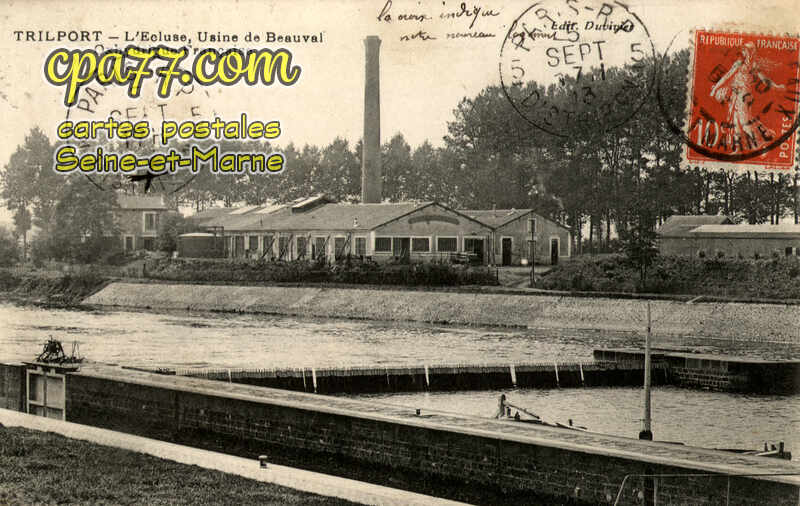 Trilport (Seine-et-Marne) - L&rsquo;Ecluse, usine de Beauval Oxhydrique Française