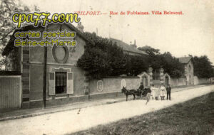 Trilport (Seine-et-Marne) - Rue de Fublaines – Villa Belmont