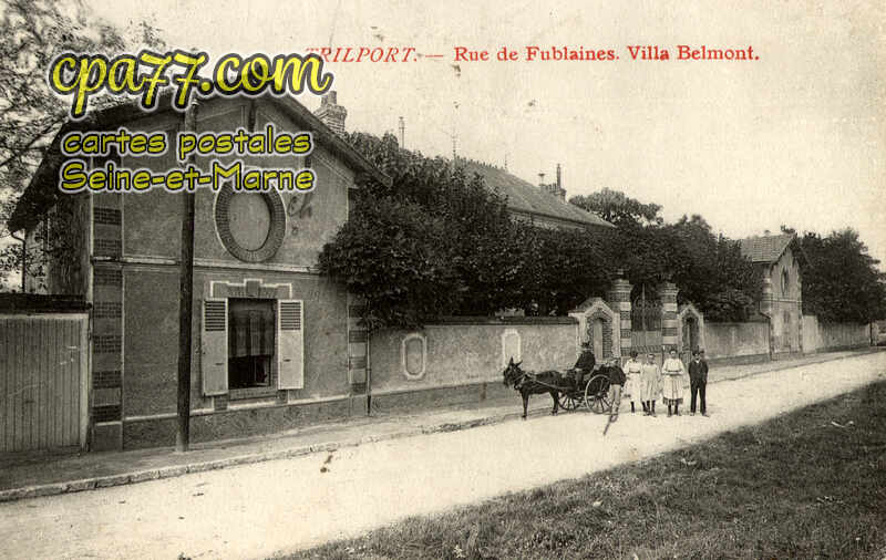 Trilport (Seine-et-Marne) - Rue de Fublaines – Villa Belmont