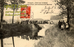 Trilport (Seine-et-Marne) - Pont sur le Canal près le Parc Aérostatique de Beauval