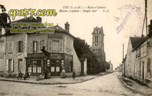 Ury (Seine-et-Marne) - Route d&rsquo;Achères – Maiso  Lapierre – Surget succ.